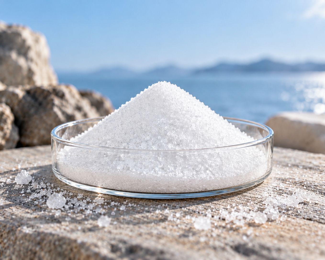 High purity potassium alum powder sample for water treatment chemical and personal care applications