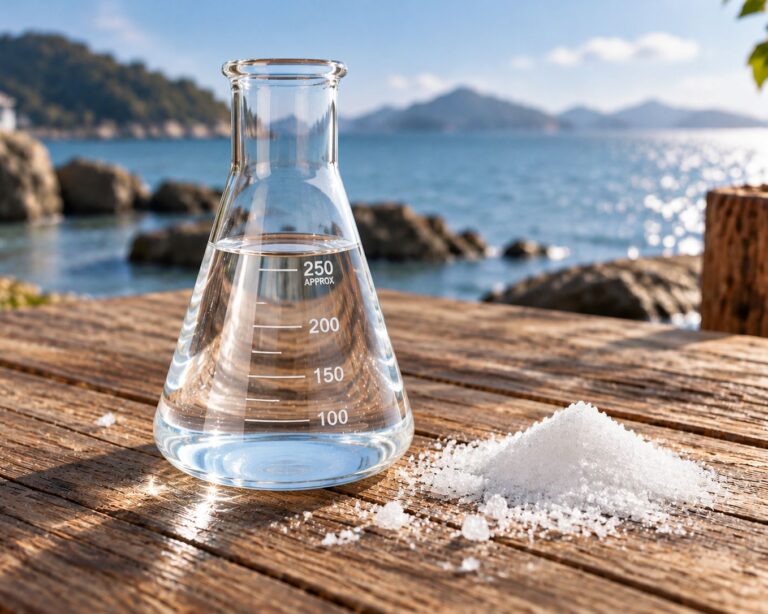 Potassium alum powder and solution sample for water treatment chemical and personal care applications